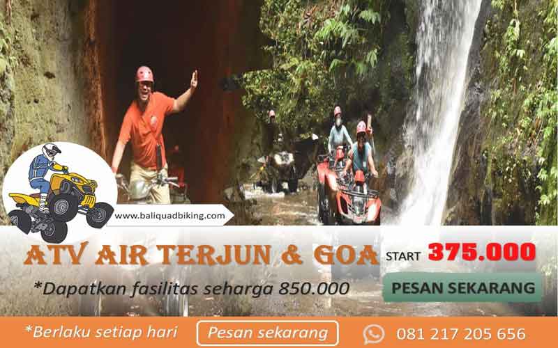 ATV Bali dengan Waterfall dan Terowongan